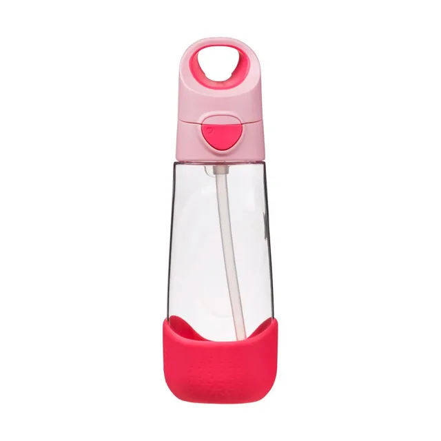 B.BOX Lahev na pití s brčkem 600 ml - flamingo fizz