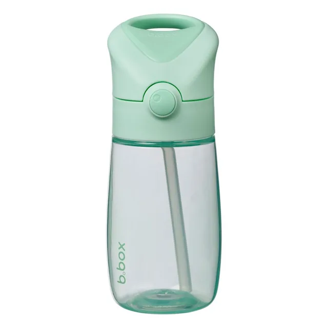 B.BOX Láhev na pití s brčkem Junior 380 ml - spearmint