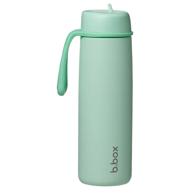 B.BOX Nerezová termolahev s brčkem 690 ml - spearmint