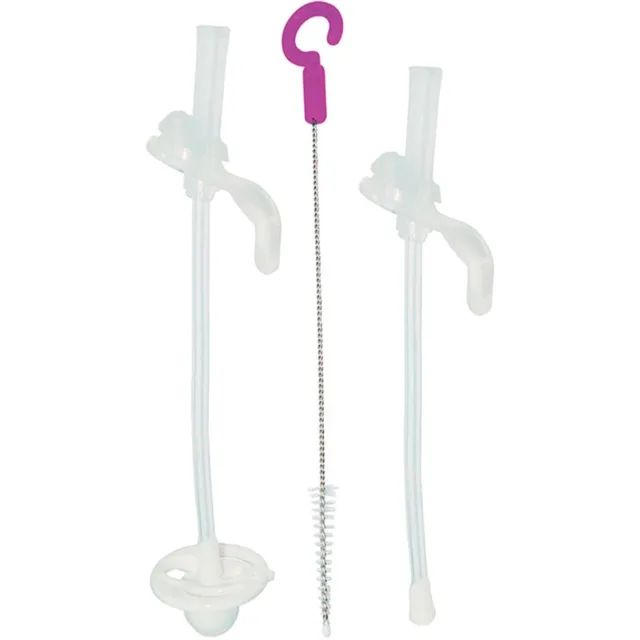 B.Box Replecement Straws + Cleaner silikonové brčko 3 ks