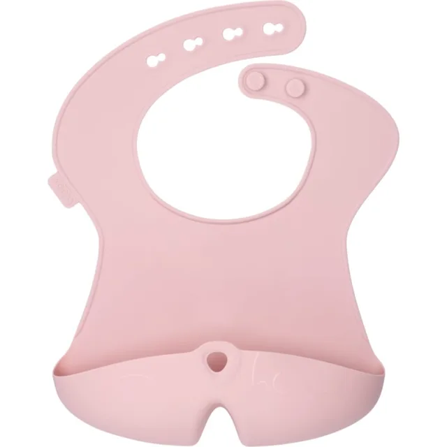 b.box Silicone Bib bryndák Blush 4m+ 1 ks