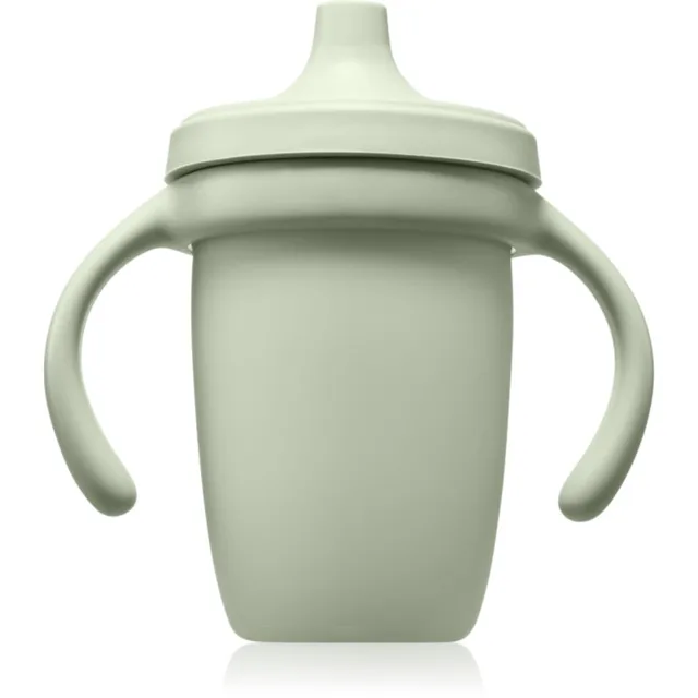 b.box Silicone Cup tréninkový hrnek s držadly Sage 1 ks