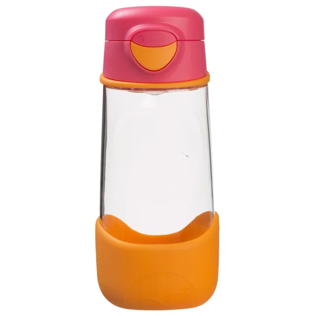 B.BOX Sport lahev na pití 450 ml - růžová/oranžová