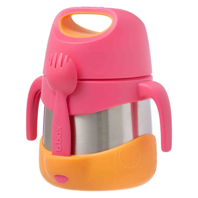 B.BOX Termoska na jídlo - růžová/oranžová 335 ml