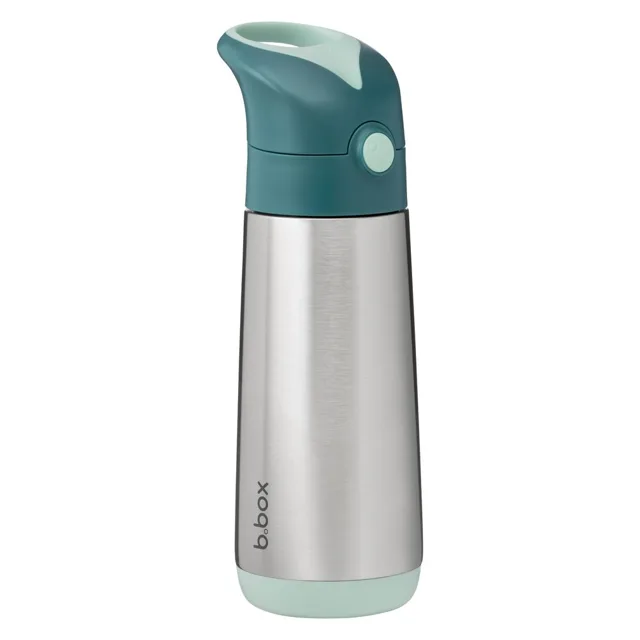 B.BOX Termoska na pití s brčkem 500 ml - emerald forest