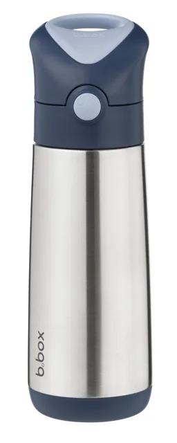 B.BOX Termoska na pití s brčkem 500 ml - midnight