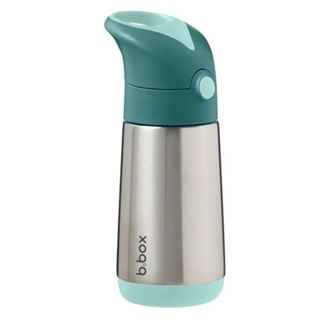 B.BOX  Termoska na pití s brčkem emerald forest 12m+ 350 ml