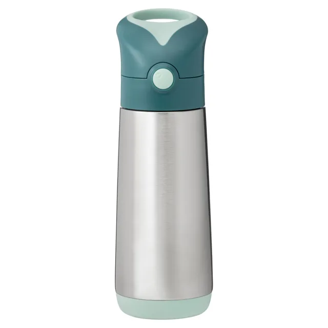 B.BOX Termoska na pití s brčkem emerald forest 12m+ 500 ml
