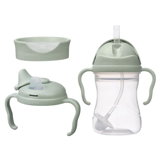 B.BOX Univerzální sada na pití 3v1, 240 ml - zelená