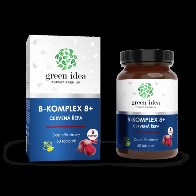 B-komplex 8+ červená řepa - 60 kapslí - Green idea