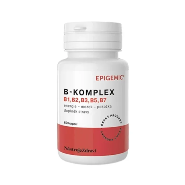B-KOMPLEX B1, B2, B3, B5, B7 - 60 kapslí - Epigemic®