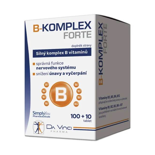 B-komplex forte Da Vinci Pharma 100+10 tablet