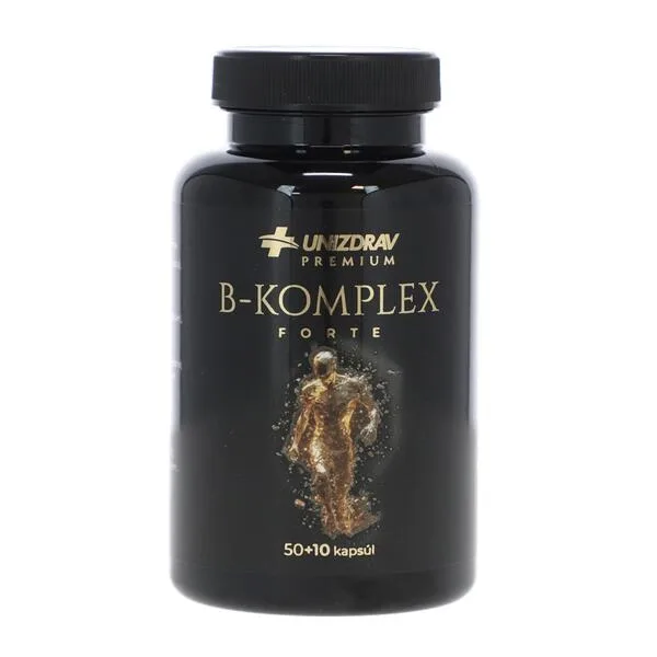 B-komplex Forte UNIZDRAV, 50 + 10 kapsúl zdarma