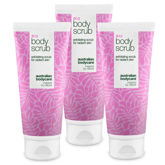B12 Tělový Peeling – Exfoliuje a Hydratuje pro Zářivou Pleť — Jemný B12 Peeling – Odstraňuje Odumřelé Buňky a Dodává Jas