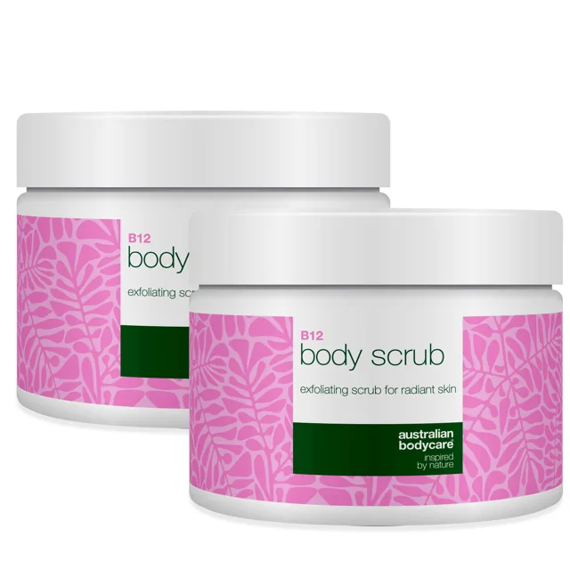 B12 Tělový Peeling – Exfoliuje a Hydratuje pro Zářivou Pleť — Jemný B12 Peeling – Odstraňuje Odumřelé Buňky a Dodává Jas