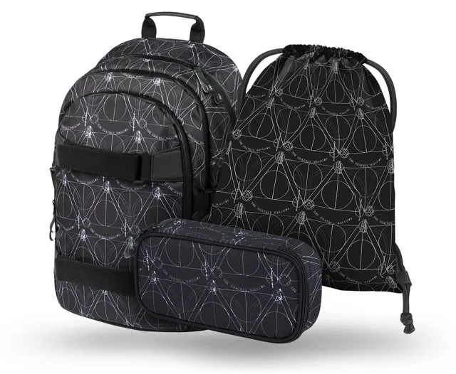 Baagl 3 SET Skate Harry Potter Relikvie smrti: batoh, etue, sáček