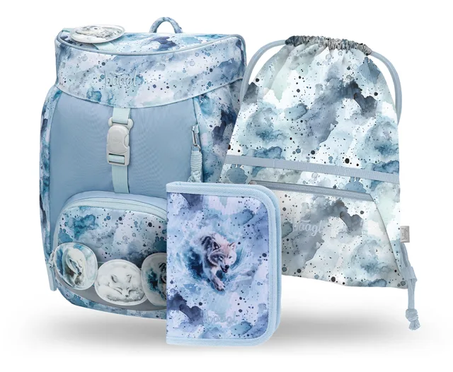 Baagl Školní set Airy Polar