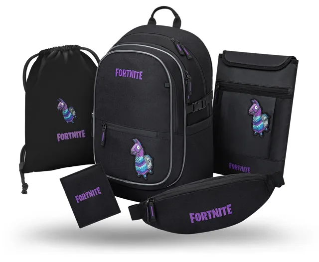 Baagl Školní set Core Fortnite Llama II