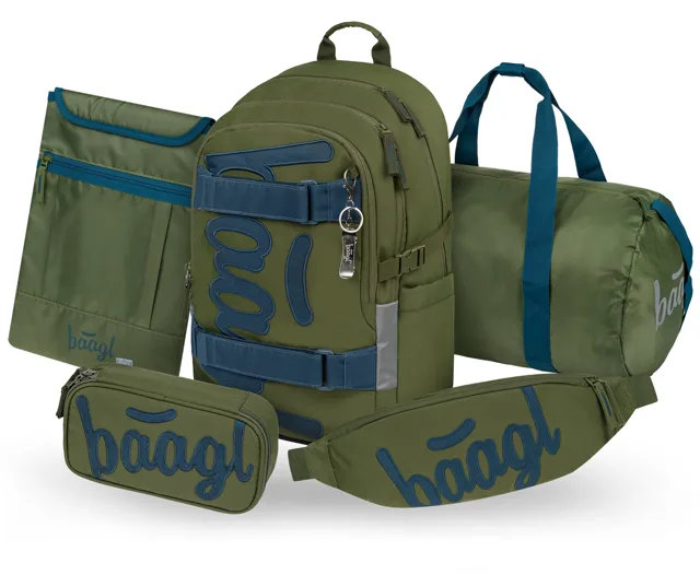 Baagl Školní set Skate Olive II