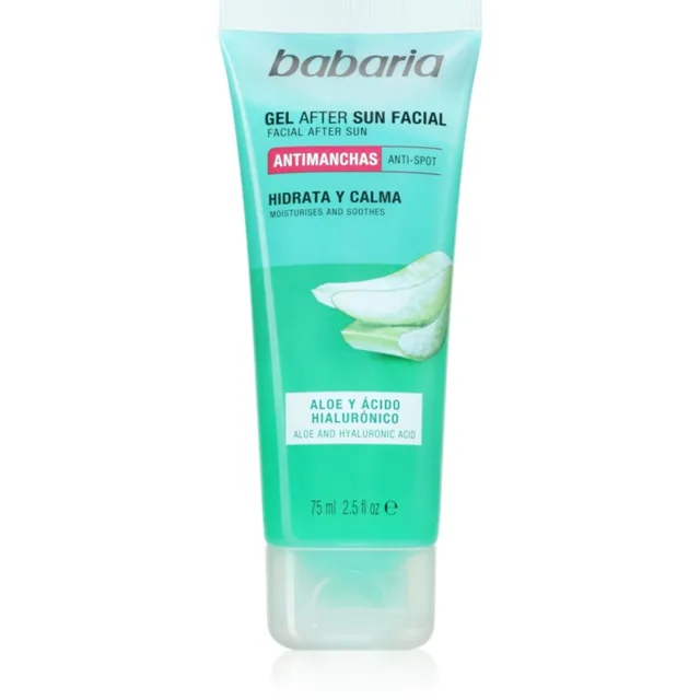 Babaria After Sunbathing Facial Gel pleťový gel po opalování 75 ml