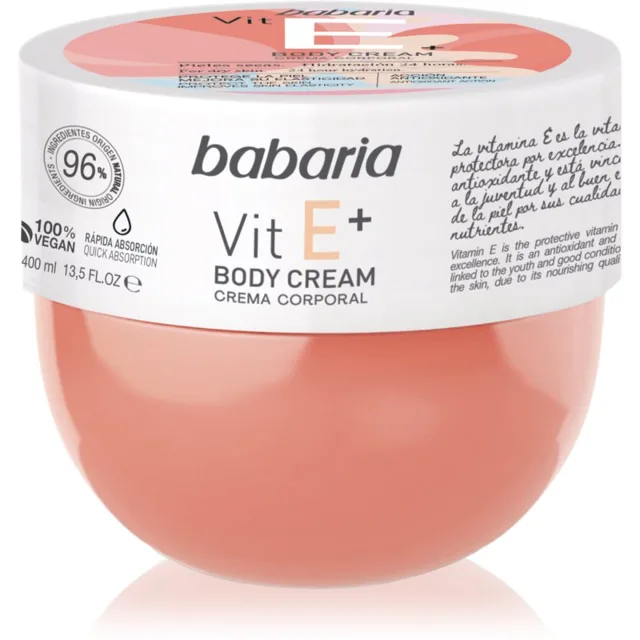 Babaria Vitamin E tělové mléko s vitamínem E 400 ml