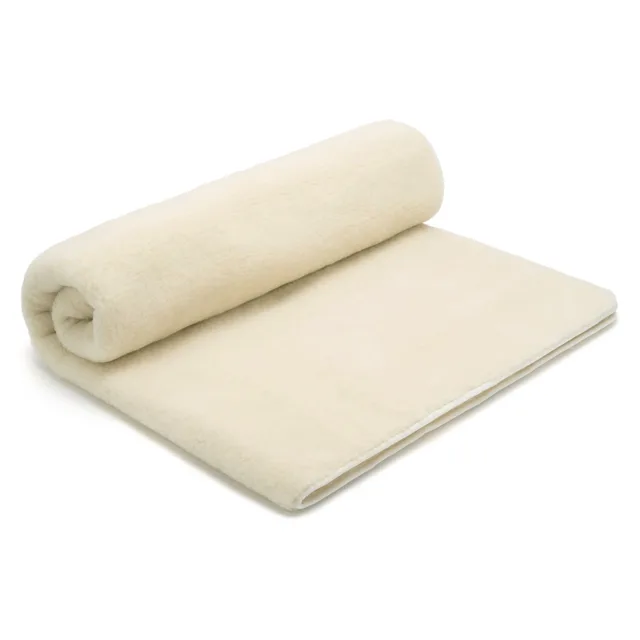 Babička Ovečková Vlněná deka Premium Merino dvouvrstvá přírodní, 220 x 200 cm