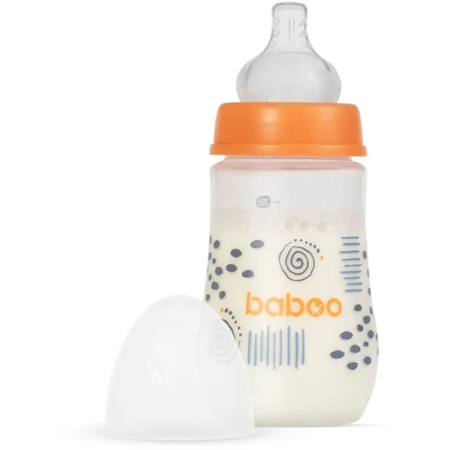 Baboo Anti-colic Feeding Bottle antikoliková láhev Blue Haze, 3 m+ 1 ks
