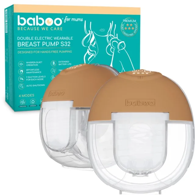 Baboo Electric Wearable Hands-free Breast Pump odsávačka mateřského mléka 1 ks