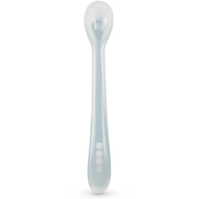 Baboo Silicone Spoon lžička Blue Haze, 6m+ 1 ks