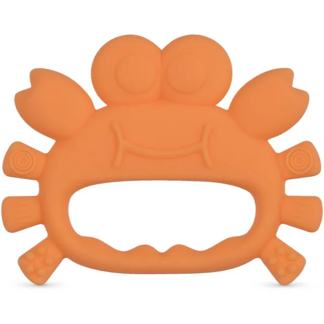 Baboo Silicone Teether kousátko Crab, 4m+ 1 ks