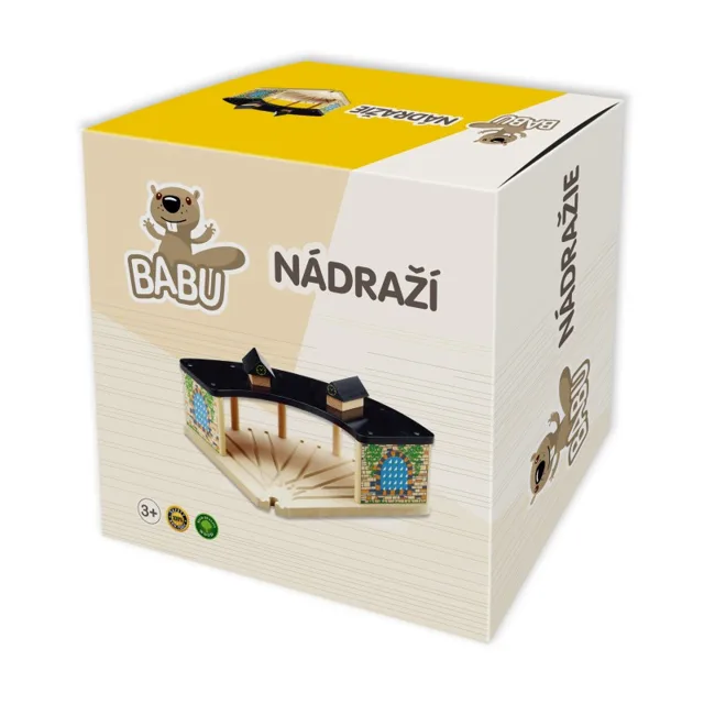 BABU Nádraží k dřevěné vláčkodráze