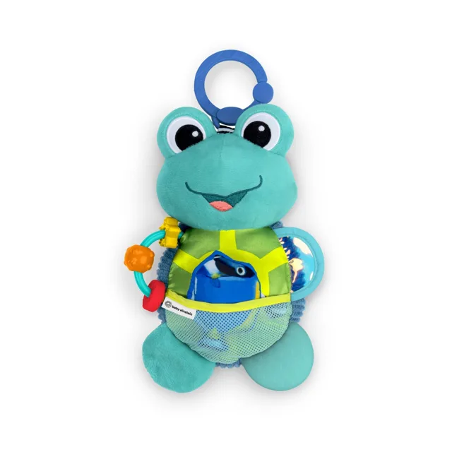 Baby Einstein Hračka aktivní na C kroužku želva Neptune’s Sensory Sidekick™ 0m+