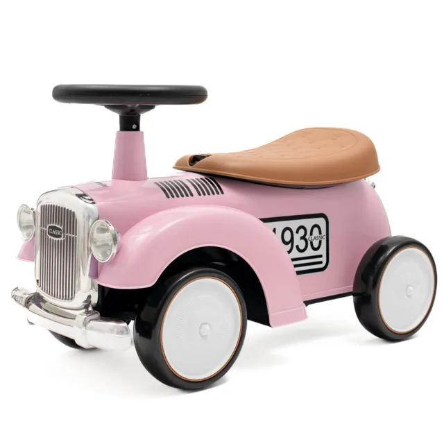 Baby Mix Dětské odrážedlo  Retro růžové