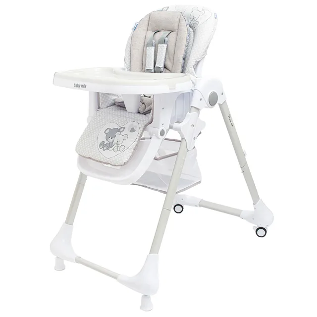 Baby Mix Jídelní židlička Infant grey