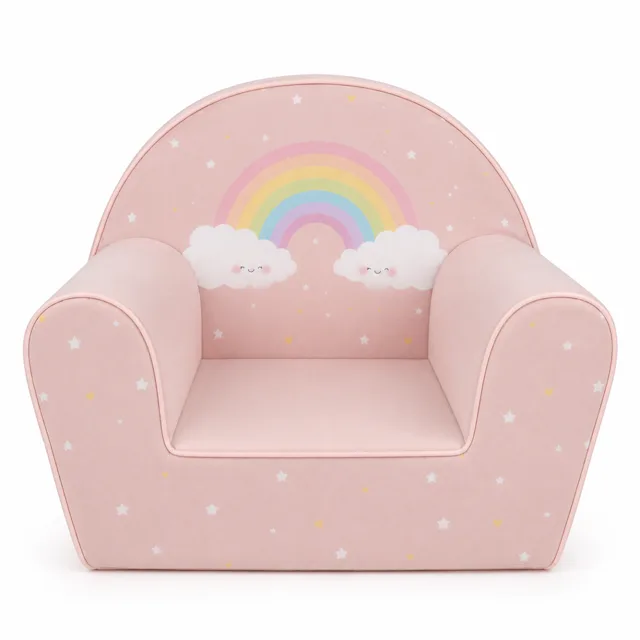 Baby Nellys Dětské křesílko Veselá duha