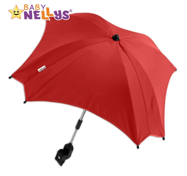 Baby Nellys Slunečník, deštník  do kočárku ® - červený