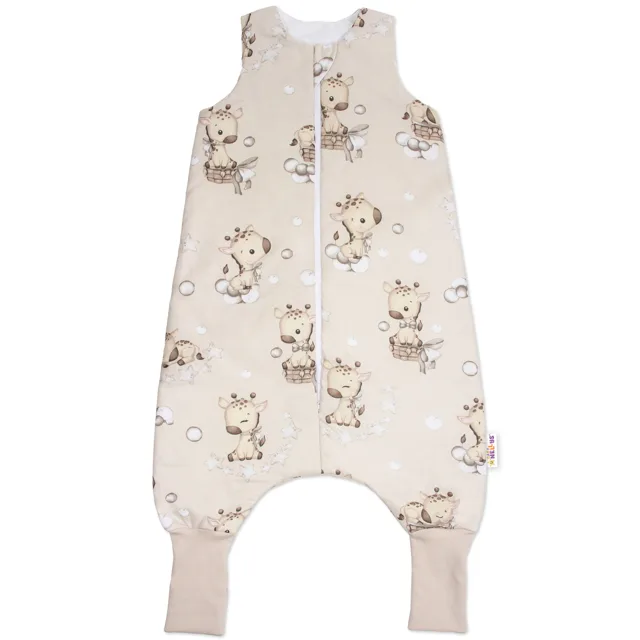 Baby Nellys Spací vak se zahrnovacími nohavičkami Baby Giraffe, vel. M, 86/104