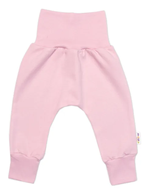 Baby Nellys Tepláčky - Baggy, bavlna Space Bear, - pudrové