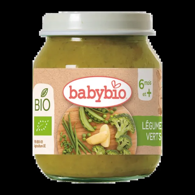 Babybio  BIO příkrm zelená zelenina 130 g