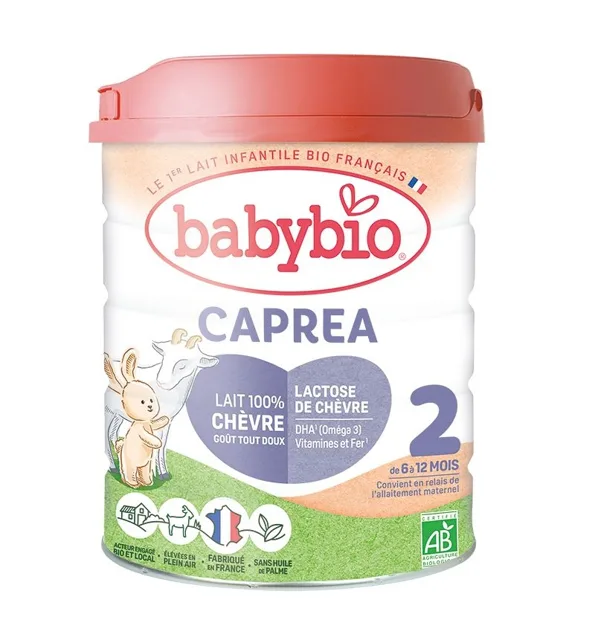 Babybio Caprea 2 Pokračovací kozí kojenecké bio mléko 800 g
