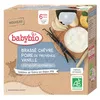 BABYBIO kozí mléko-hruška-vanillka 6m+ 4x85g