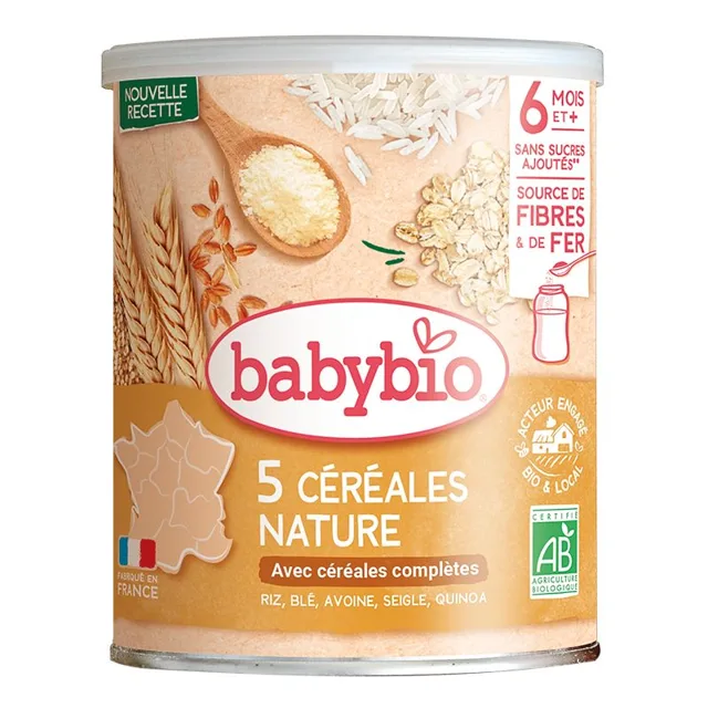 Babybio Nemléčná vícezrnná obilná kaše 220 g