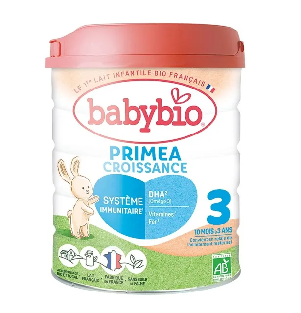 Babybio Primea 3 batolecí kojenecké BIO mléko 800 g