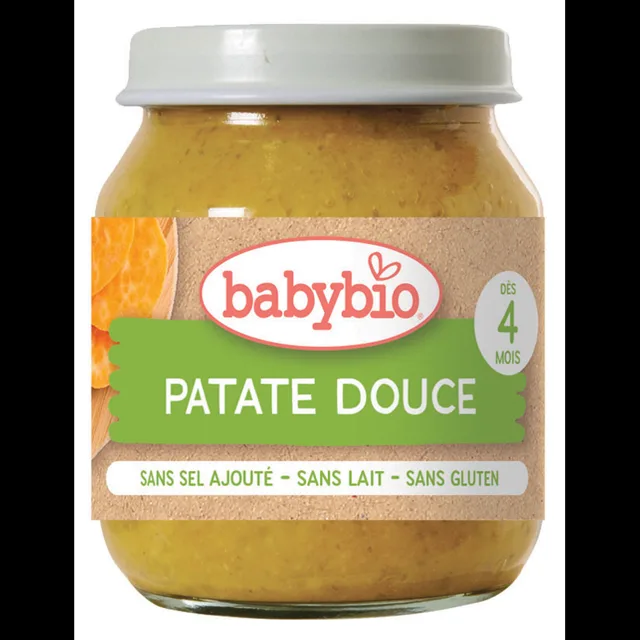 BABYBIO Sladké brambory BIO 4m+ 130 g