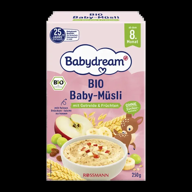 Babydream Baby ovocné müsli 250 g