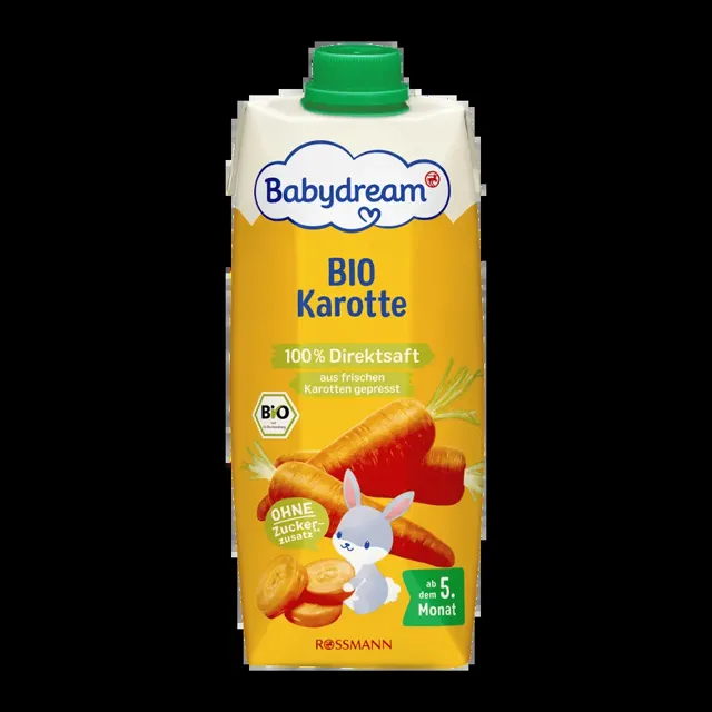 Babydream BIO 100% mrkvová šťáva 500 ml