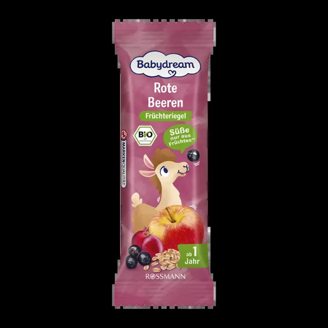 Babydream BIO cereální tyčinka Červené plody 25 g