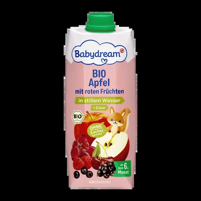 Babydream BIO ovocná šťáva z červených plodů s vitaminem C 500 ml