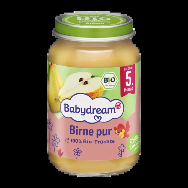 Babydream BIO ovocné pyré hruška 190 g