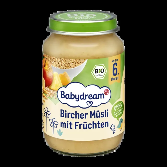 Babydream BIO ovocné pyré musli s ovocem 190 g